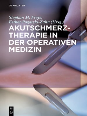 cover image of Akutschmerztherapie in der Operativen Medizin
